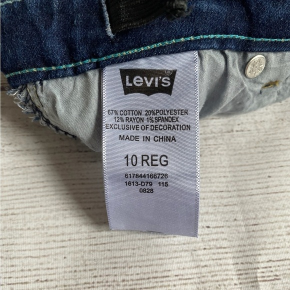 Levi's Girls’ Dark Blue Skinny Jeans Timeless Style - Picture 3 of 5
